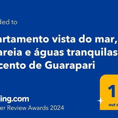 Apartamento Vista Do Mar, Pe Na Areia E Aguas Tranquilas, No Cento De Guarapari Εξωτερικό φωτογραφία