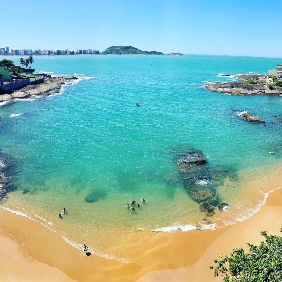 Apartamento Vista Do Mar, Pe Na Areia E Aguas Tranquilas, No Cento De Guarapari Εξωτερικό φωτογραφία