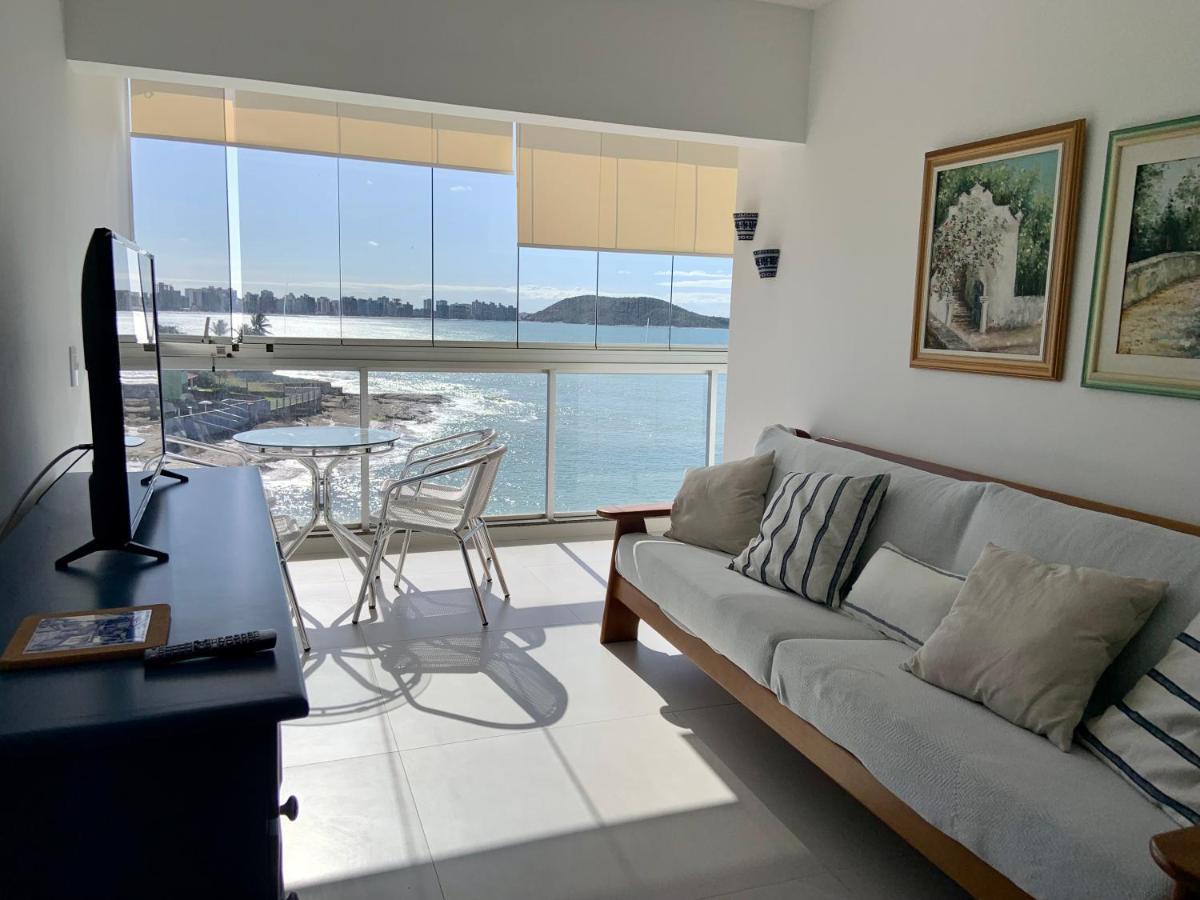 Apartamento Vista Do Mar, Pe Na Areia E Aguas Tranquilas, No Cento De Guarapari Εξωτερικό φωτογραφία