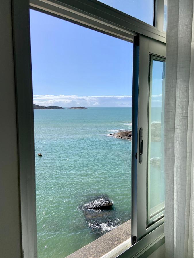 Apartamento Vista Do Mar, Pe Na Areia E Aguas Tranquilas, No Cento De Guarapari Εξωτερικό φωτογραφία