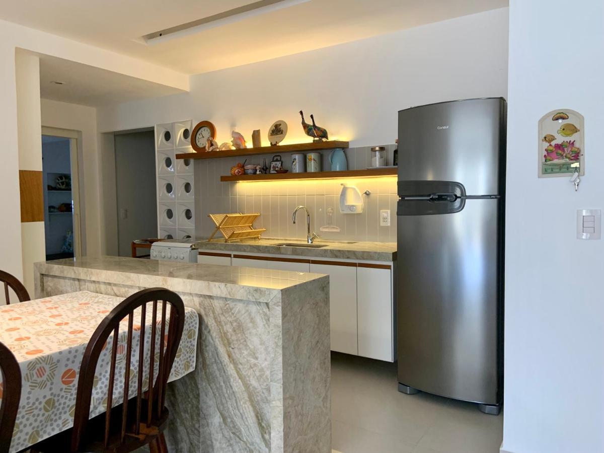 Apartamento Vista Do Mar, Pe Na Areia E Aguas Tranquilas, No Cento De Guarapari Εξωτερικό φωτογραφία