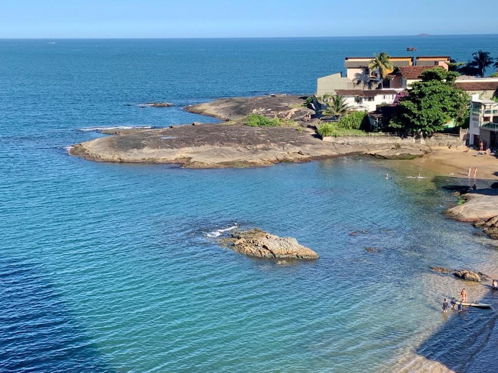 Apartamento Vista Do Mar, Pe Na Areia E Aguas Tranquilas, No Cento De Guarapari Εξωτερικό φωτογραφία