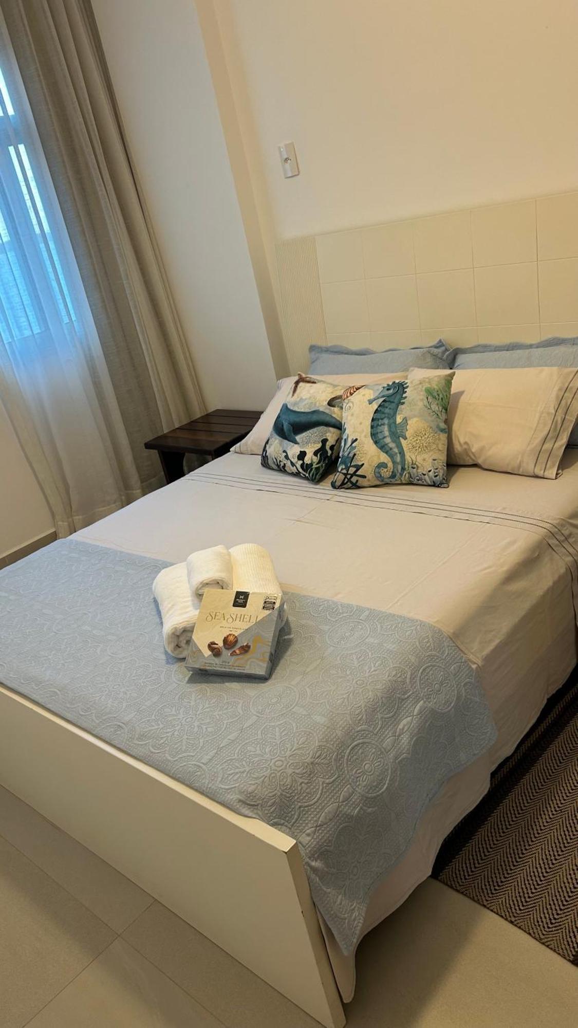 Apartamento Vista Do Mar, Pe Na Areia E Aguas Tranquilas, No Cento De Guarapari Εξωτερικό φωτογραφία